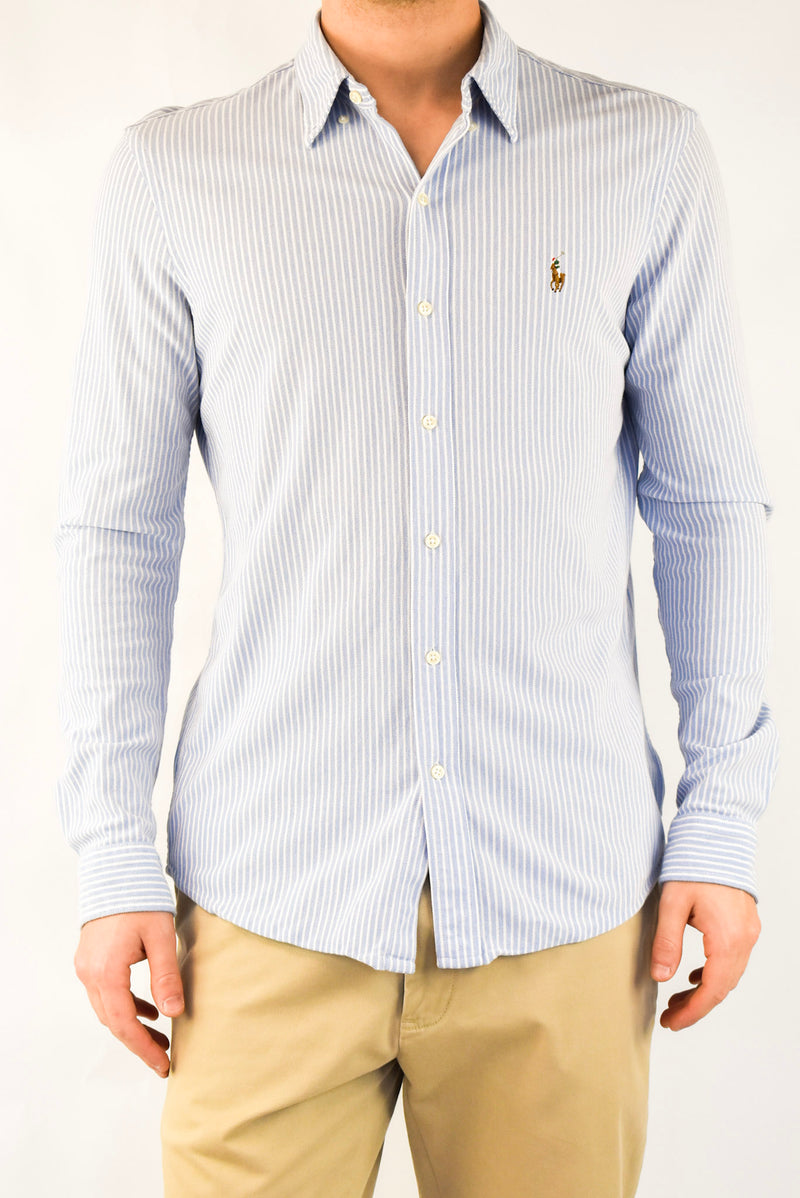 Light-Blue Striped Shirt