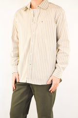 Beige Striped Shirt