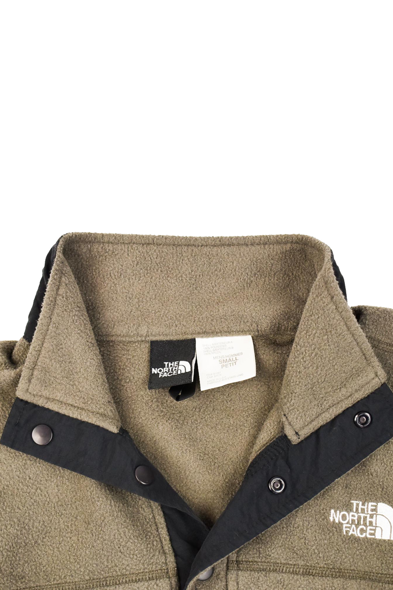 Brown Quarter Button Fleece