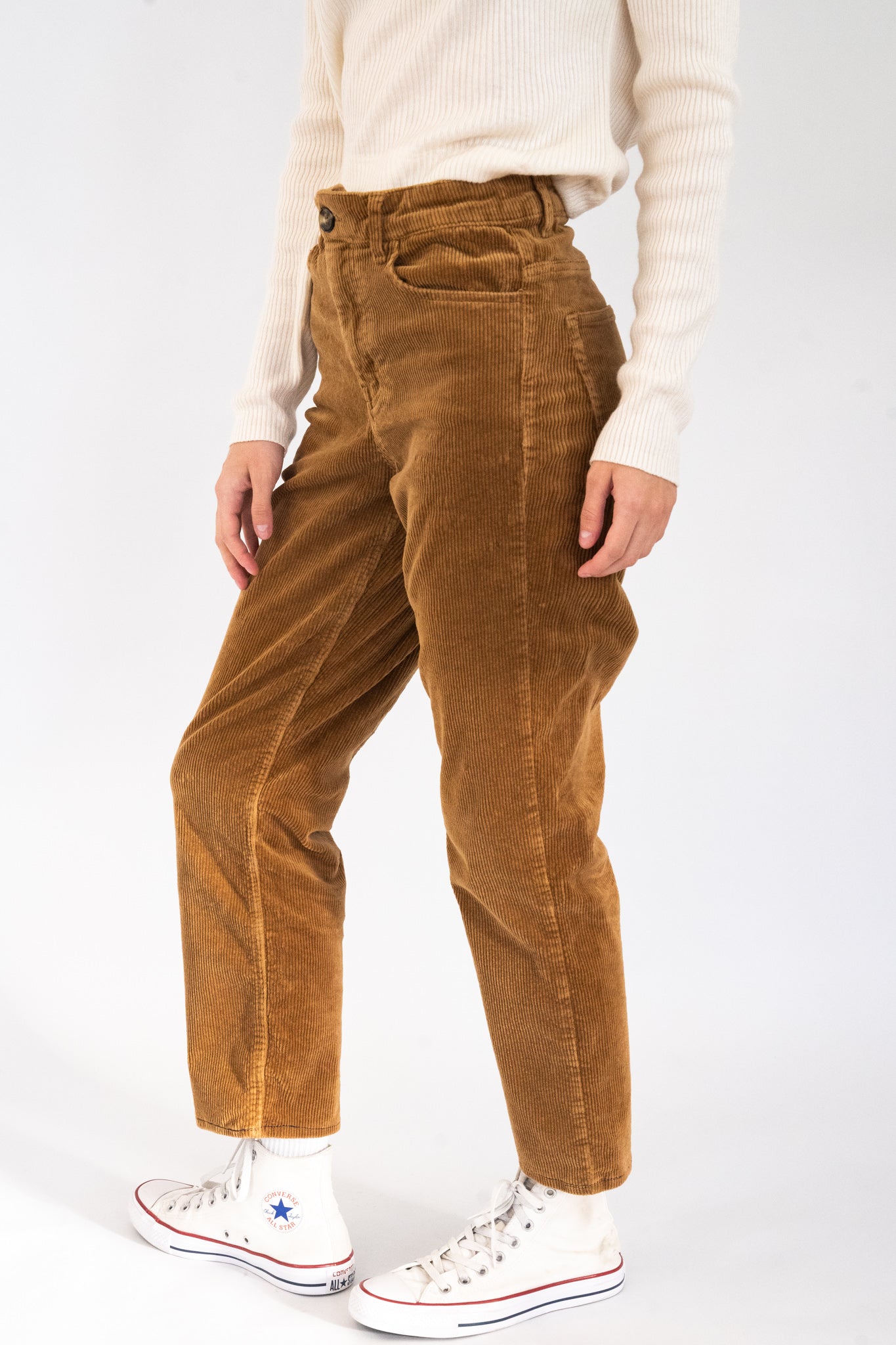 Camel Corduroy Pants