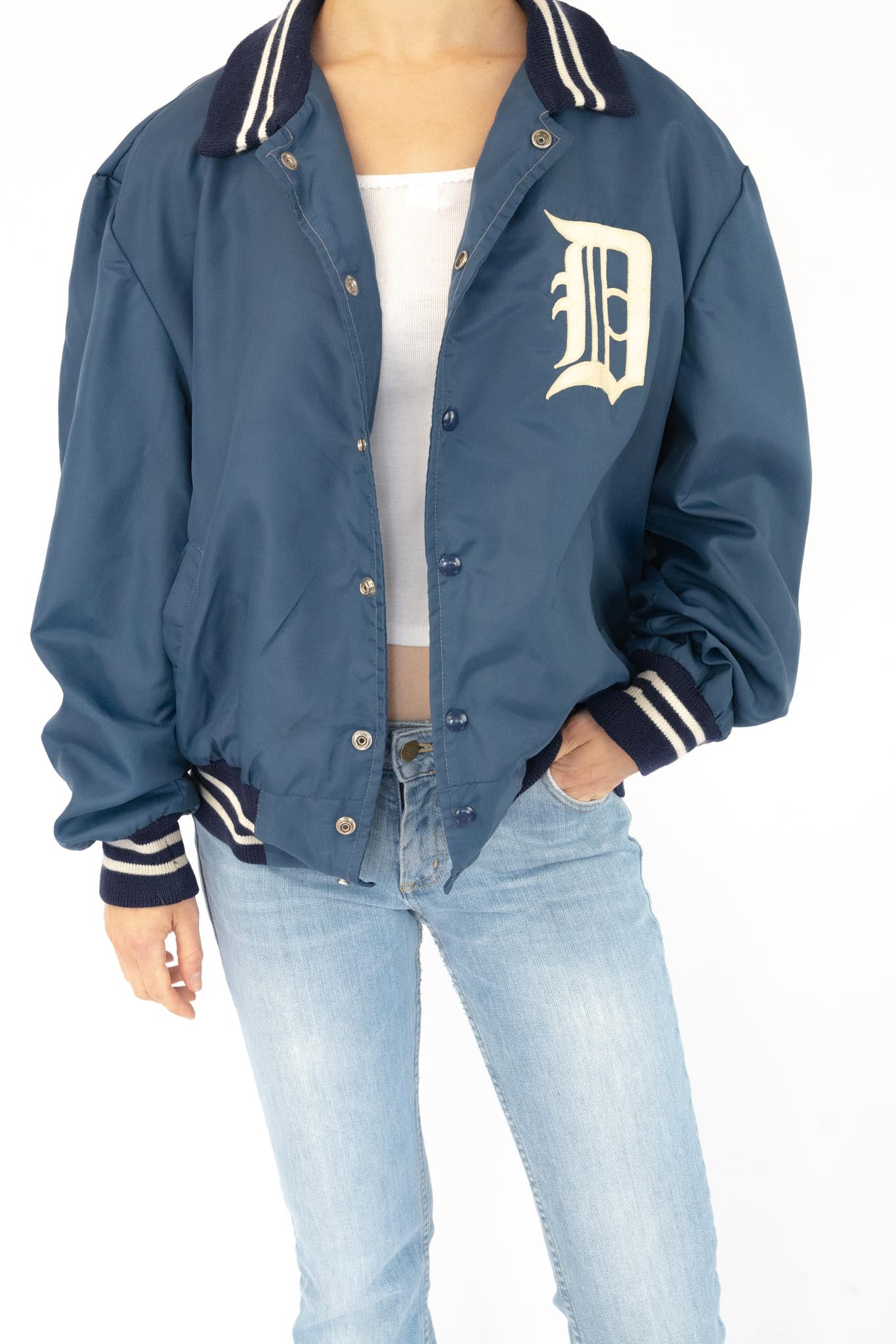 Navy Varsity Jacket