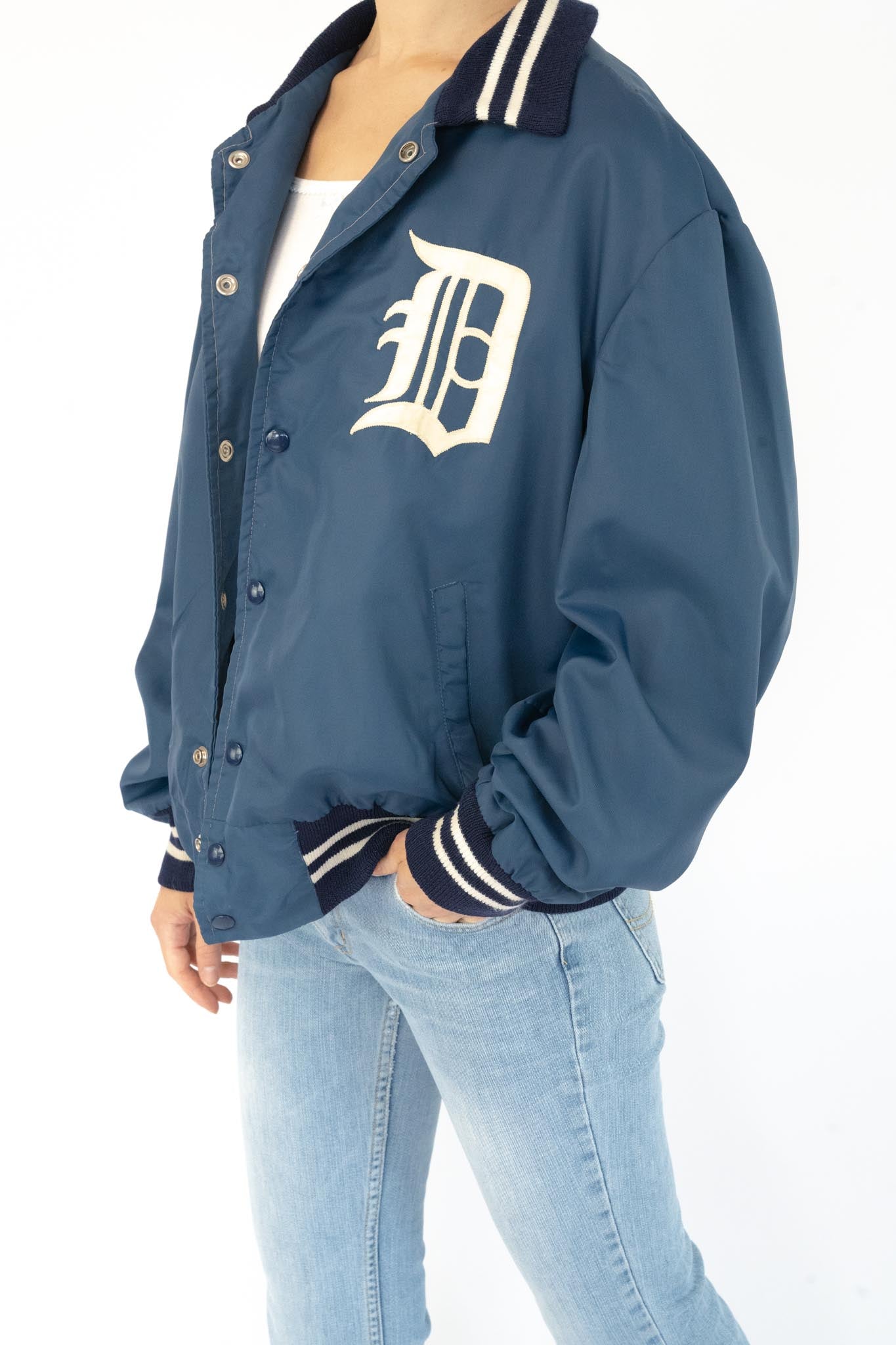 Navy Varsity Jacket