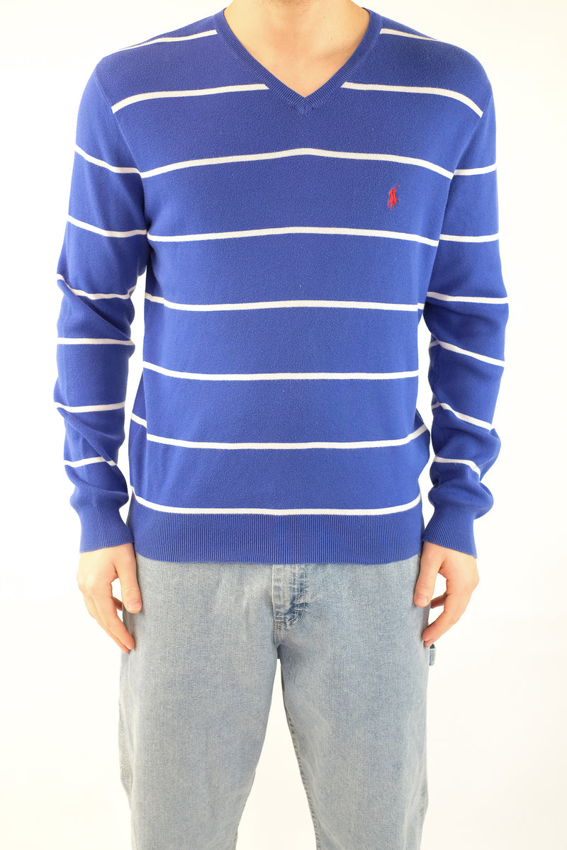 Blue Striped Sweater