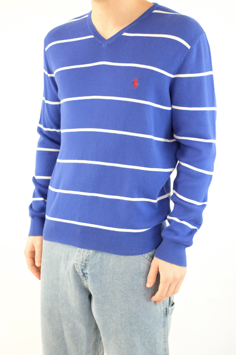 Blue Striped Sweater