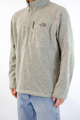 Grey Quarter Zip Fleece