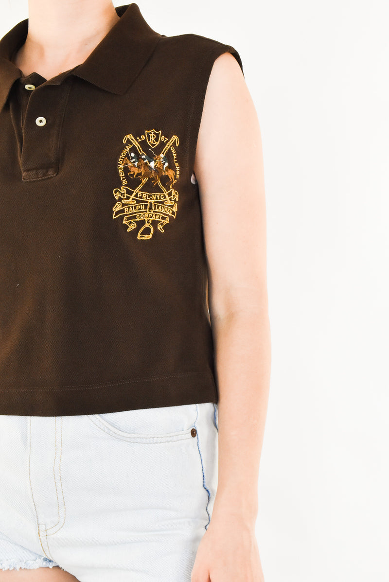 Brown Reworked Polo