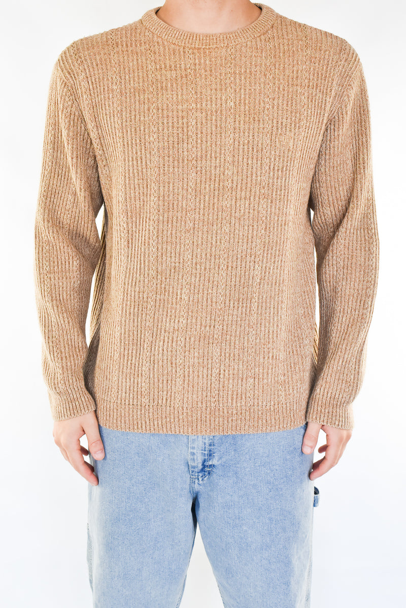 Camel Knitted Sweater