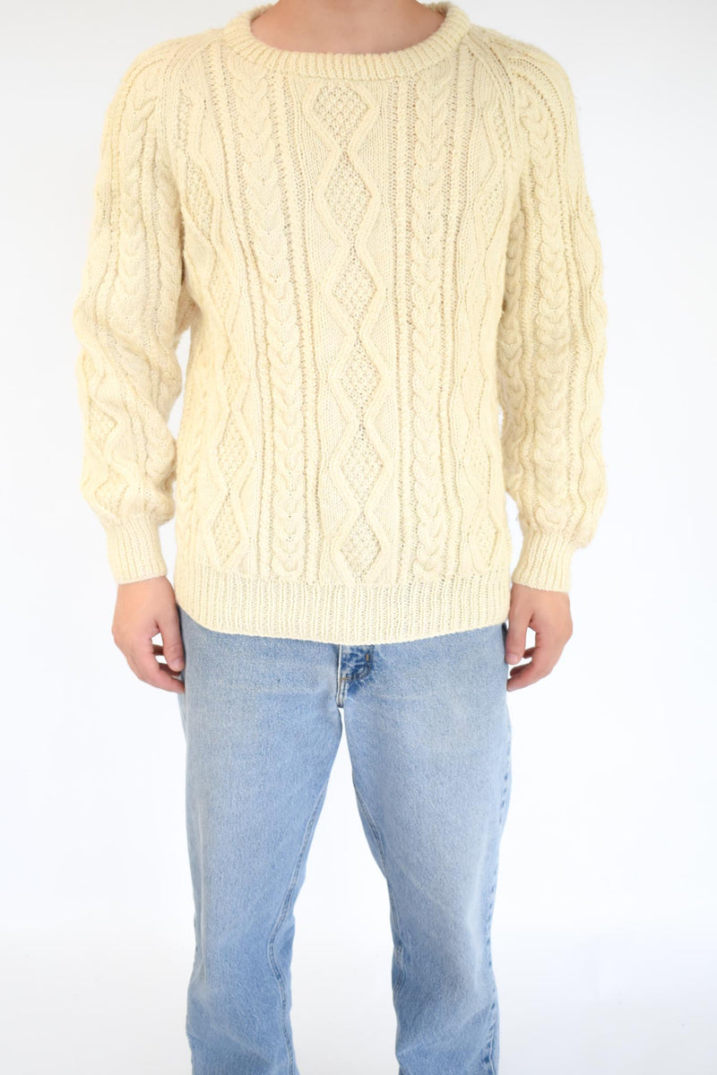 Cream Irish Jumper