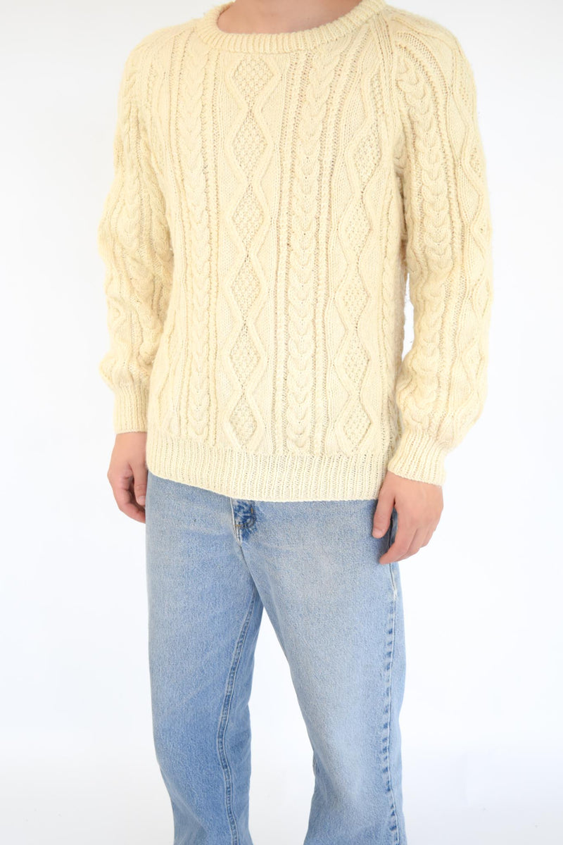 Cream Irish Jumper