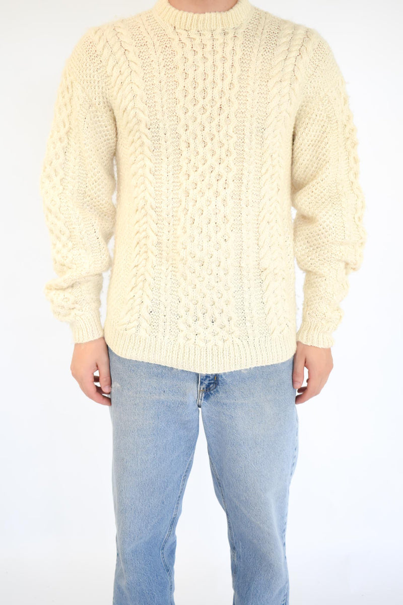 Cream Irish Jumper