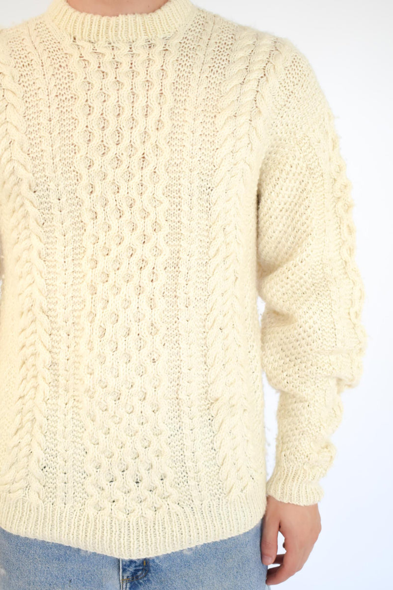 Cream Irish Jumper