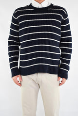 Striped Navy Sweater