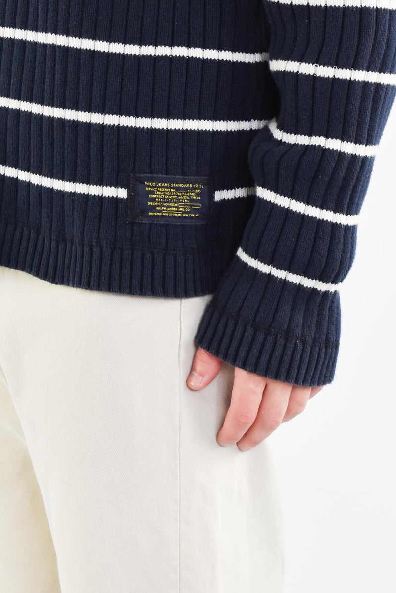 Striped Navy Sweater