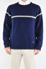 Navy Striped Sweater