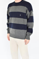 Navy Striped Sweater