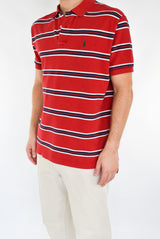 Red Striped Polo