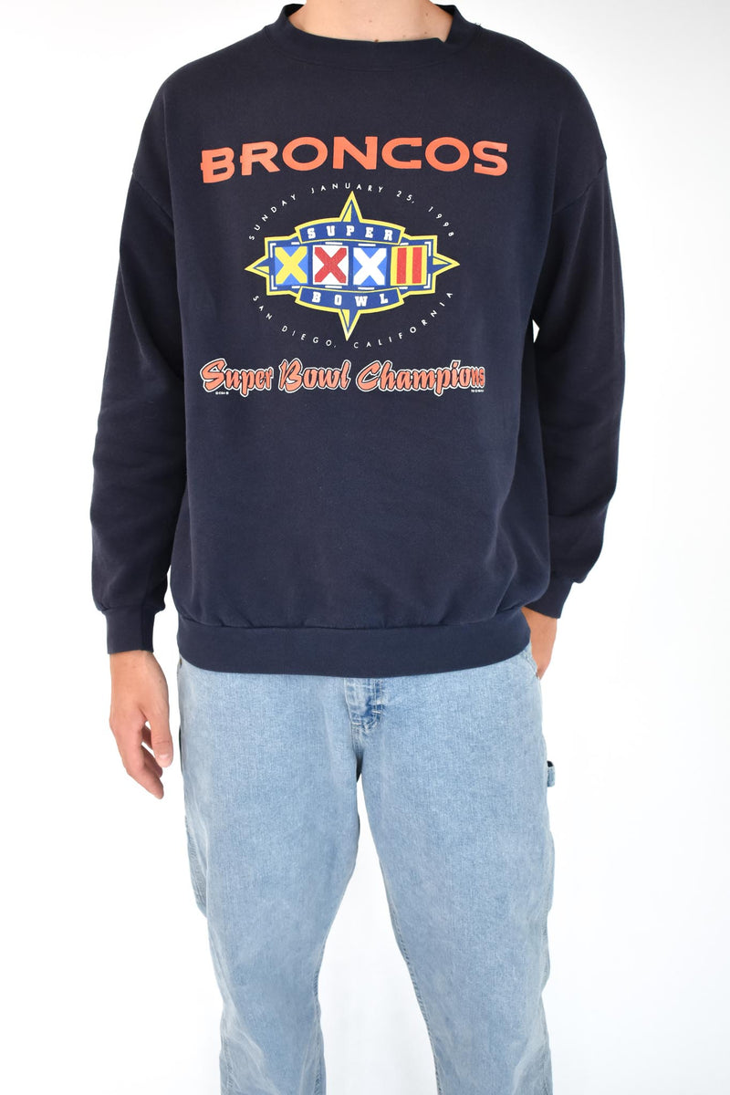 1998 Broncos Navy Sweatshirt