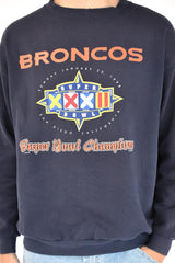 1998 Broncos Navy Sweatshirt