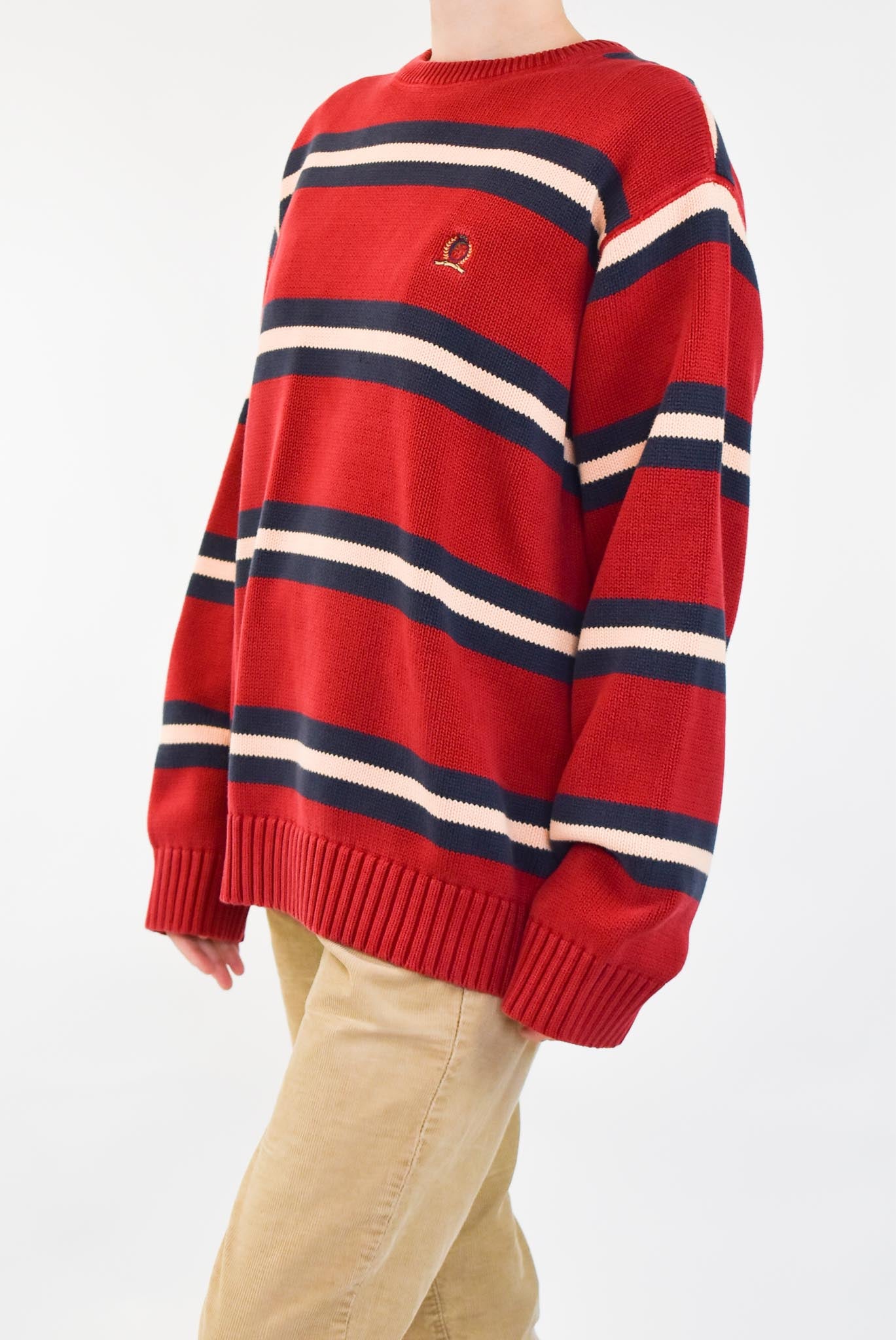 Red Striped Sweater