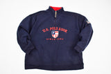 Navy Quarter Zip Fleece