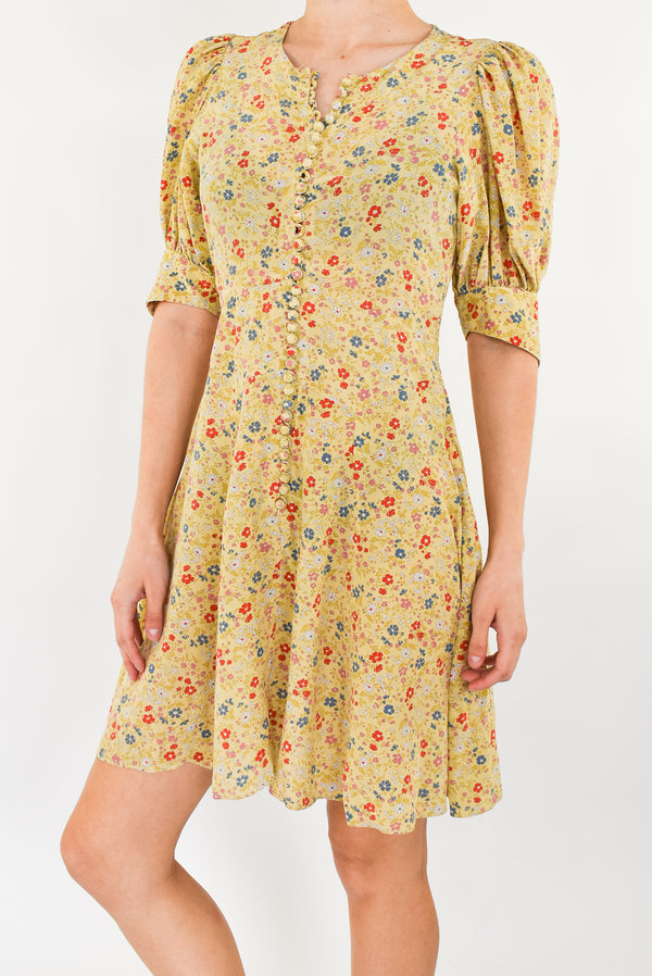 Yellow Flower Dress