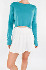 Long Sleeved Cropped T-Shirt