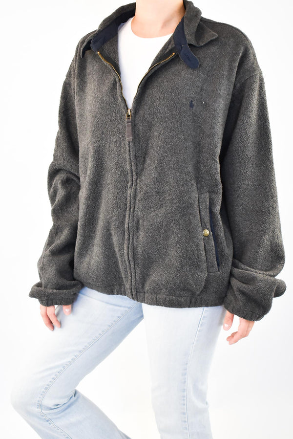 Grey Zip Fleece