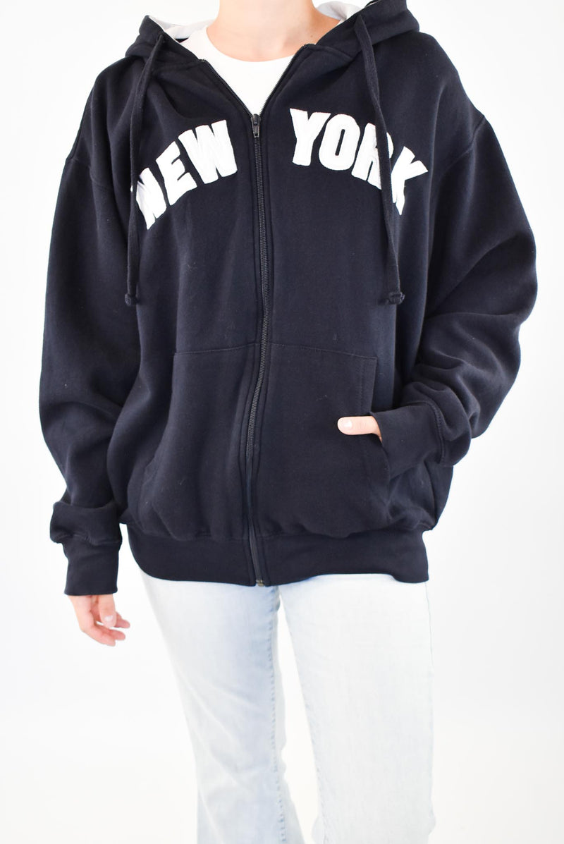 Navy New York Hoodie