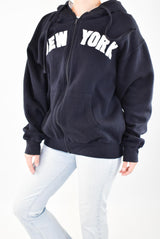 Navy New York Hoodie