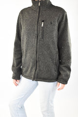 Dark Grey Zip Fleece