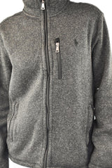 Dark Grey Zip Fleece