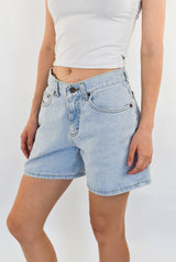 Light Blue Denim Shorts