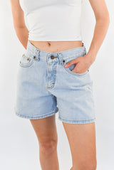 Light Blue Denim Shorts