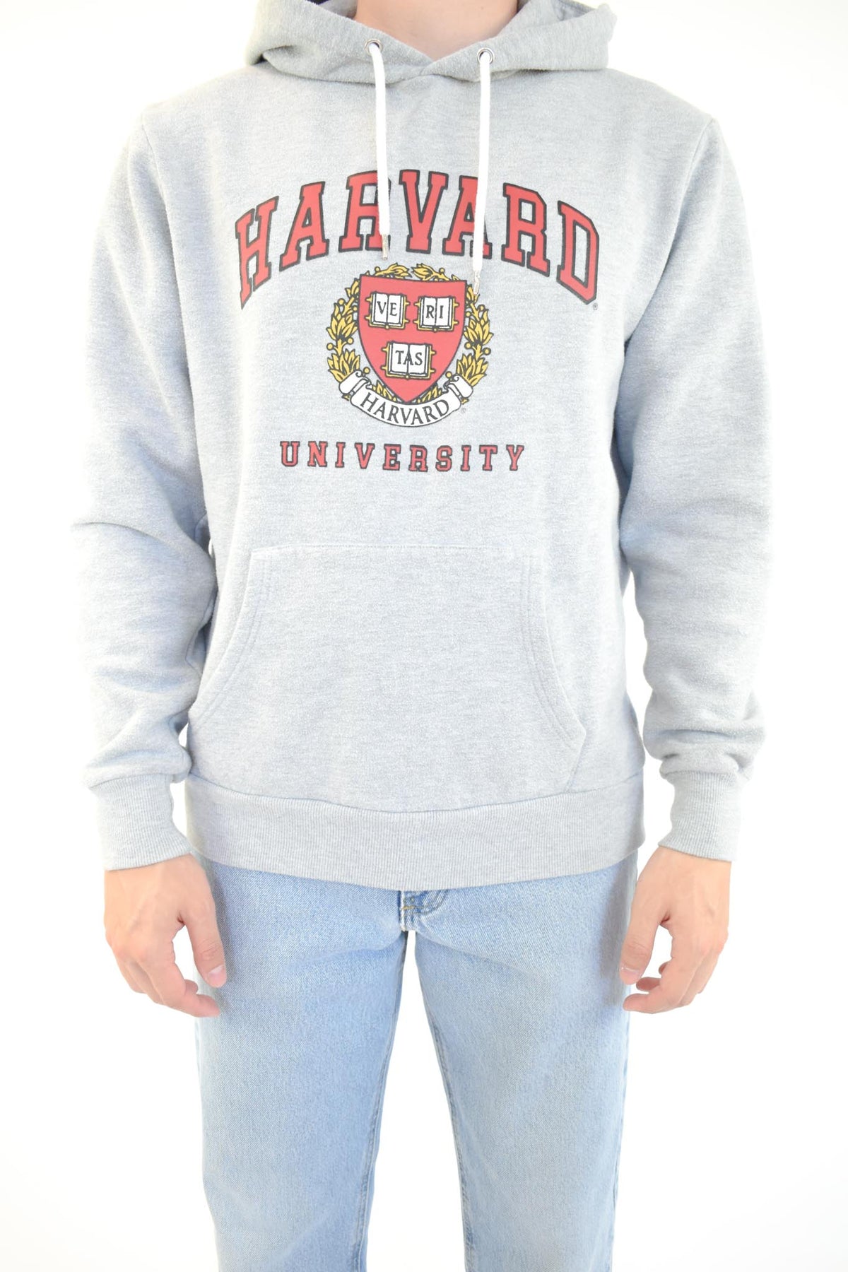 Harvard grey hoodie best sale