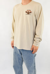 Beige Long-sleeved T-Shirt