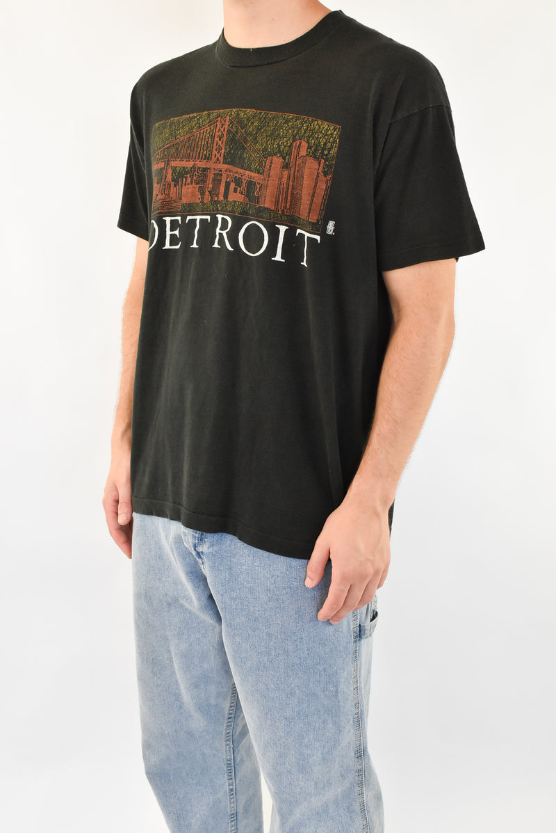 Detroit Black T-shirt