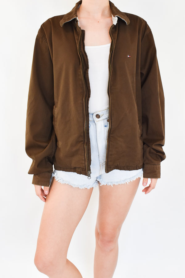 Brown Harrington Jacket