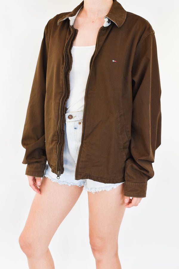 Brown Harrington Jacket