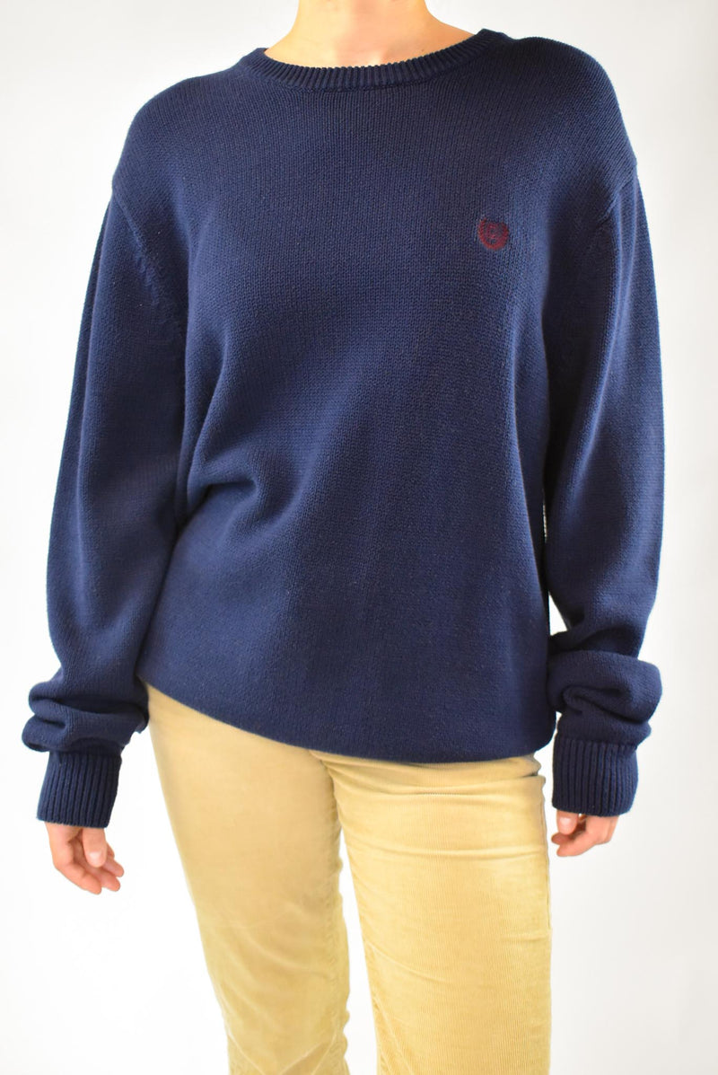 Navy Knitted Sweater