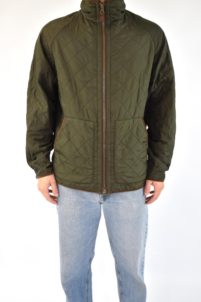 Olive Quilted Jacket