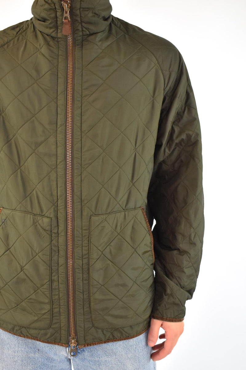 Olive Quilted Jacket