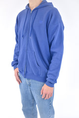 Blue Zip Hoodie