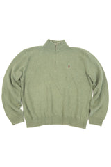 Quarter Zip Knitted Sweaters