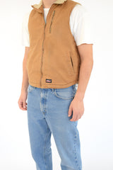 Camel Denim Vest