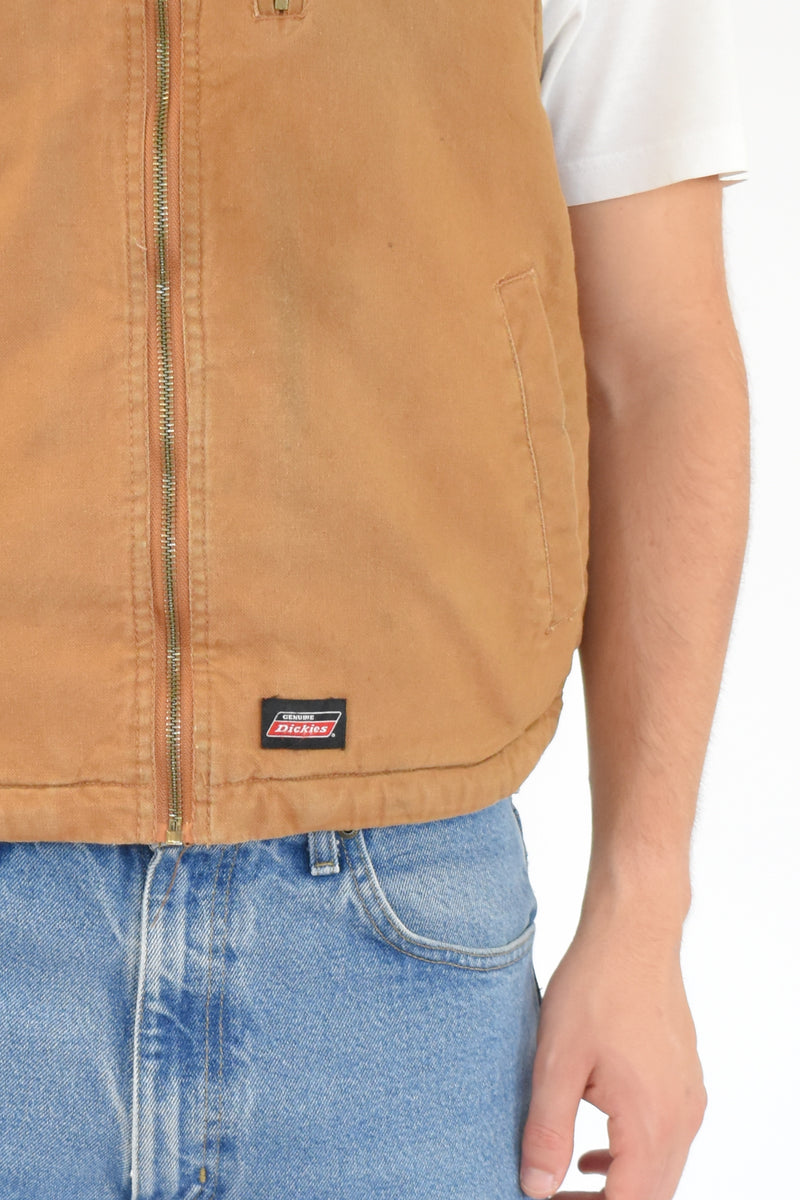 Camel Denim Vest