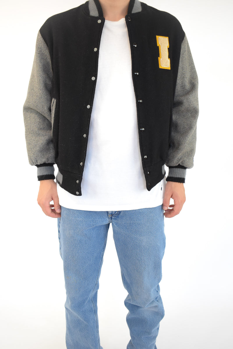 Black Varsity Jacket