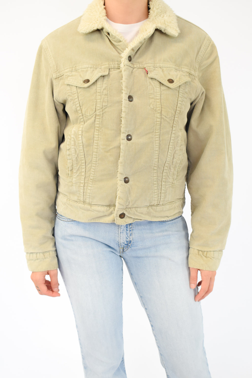 Sherpa on sale beige jacket