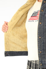 Navy Sherpa Jacket