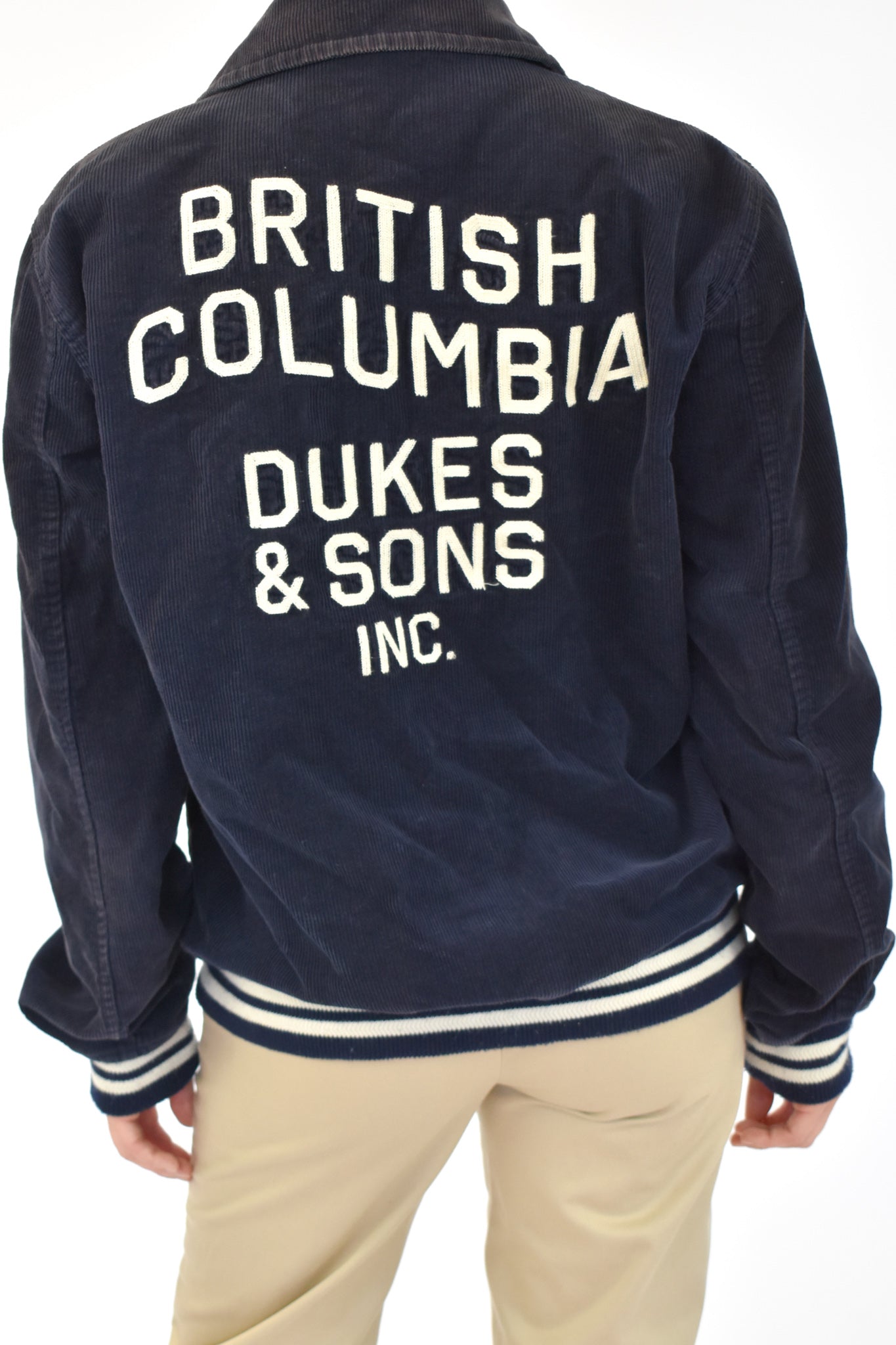 Navy College Jacket