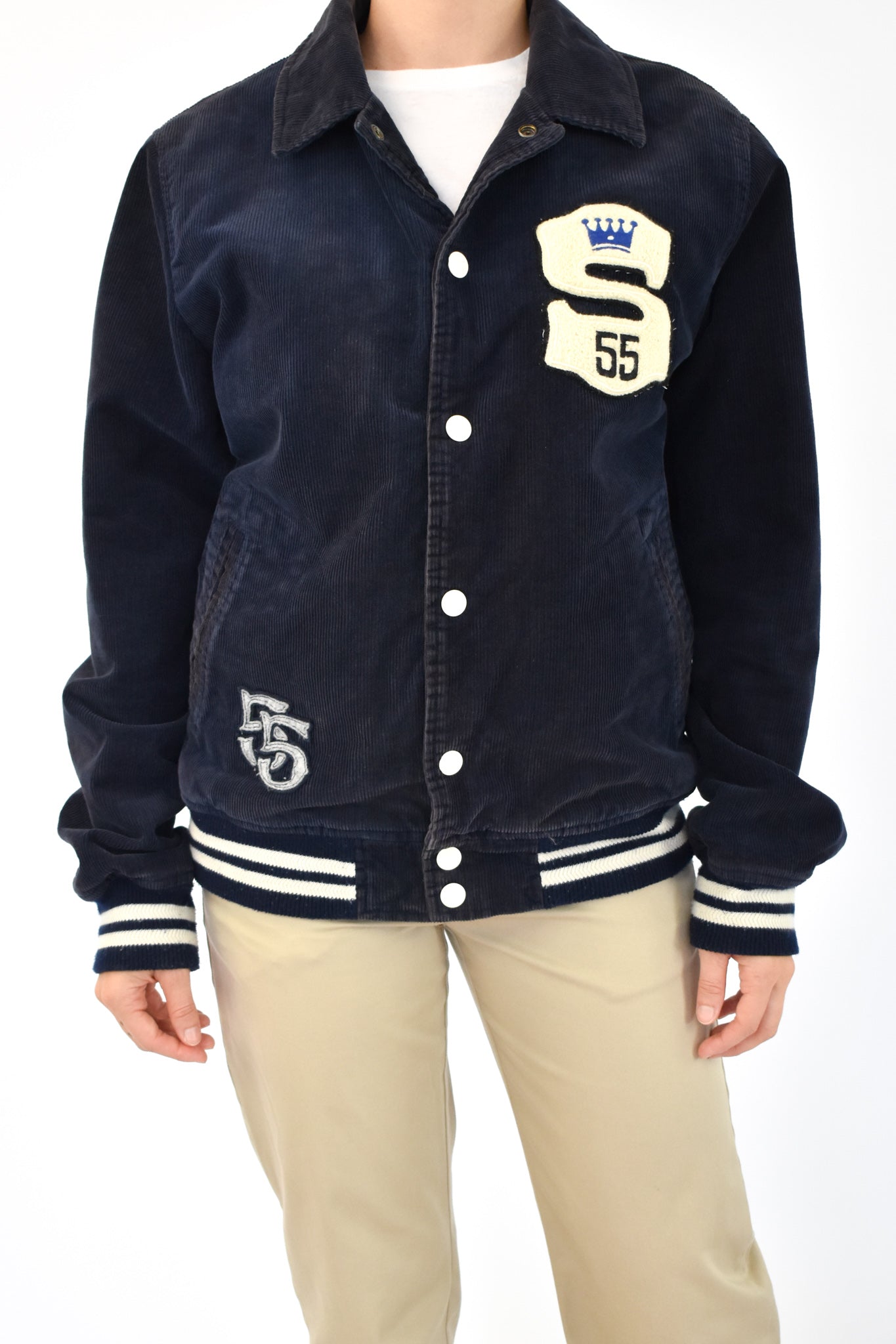 Navy College Jacket